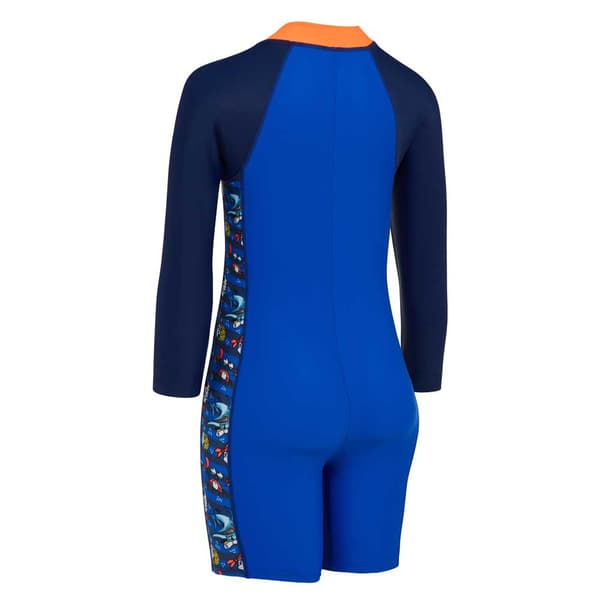 Zoggs Uimapuku Long Sleeve All In One Boys Sininen 6 Years