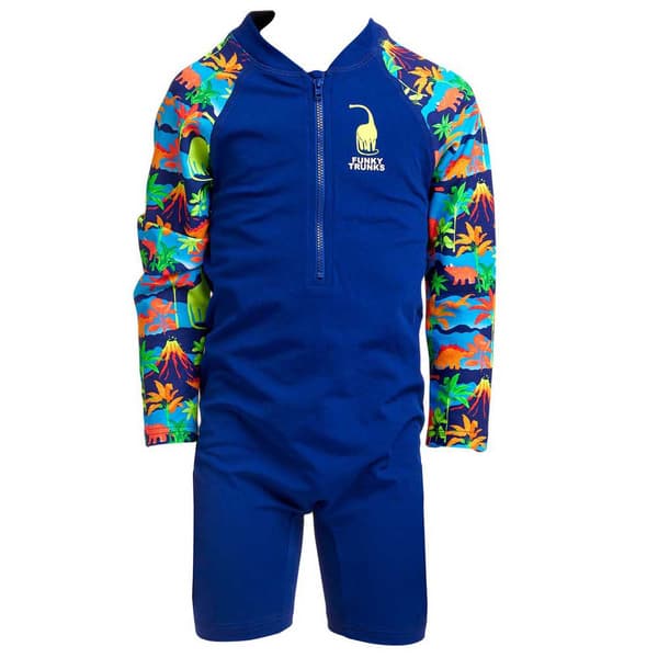 Funky Trunks Uv Langærmet Jumpsuit Go Blå 3 Years