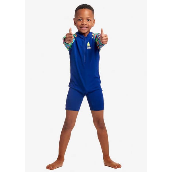 Funky Trunks Uv Langærmet Jumpsuit Go Blå 3 Years