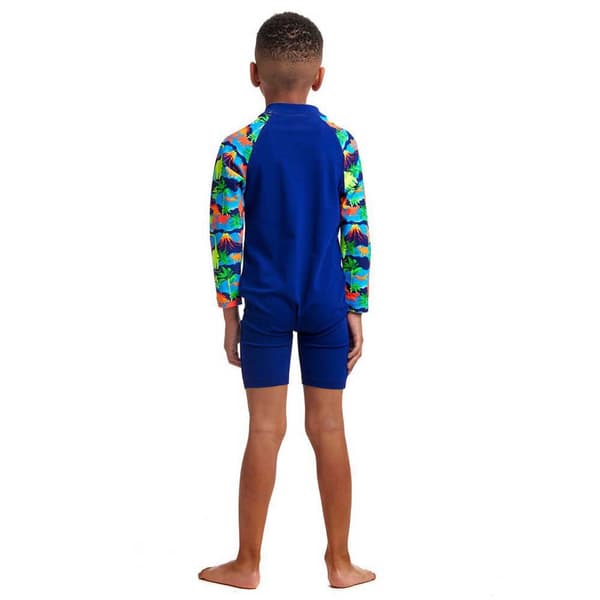 Funky Trunks Uv Langærmet Jumpsuit Go Blå 4 Years