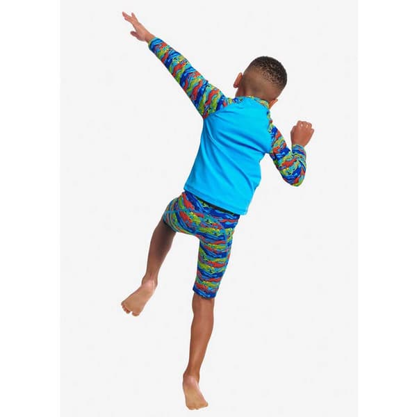 Funky Trunks Langærmet Uv T-shirt Zippy Blå 6 Years
