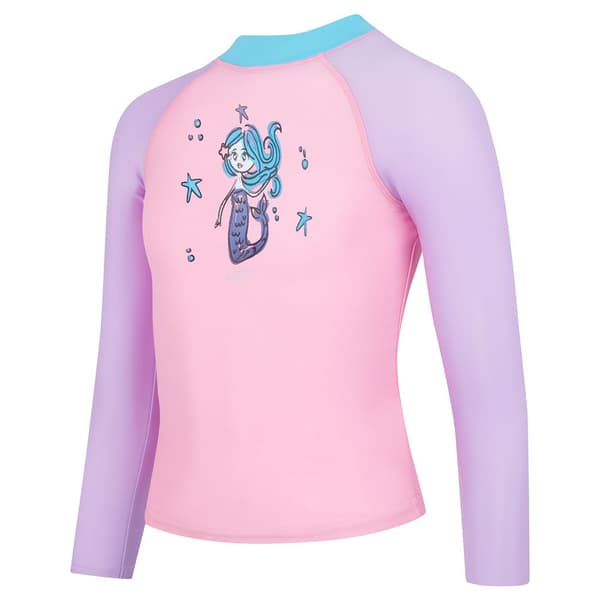 Zoggs Langærmet T-shirt Zip Ecolast Rosa 21