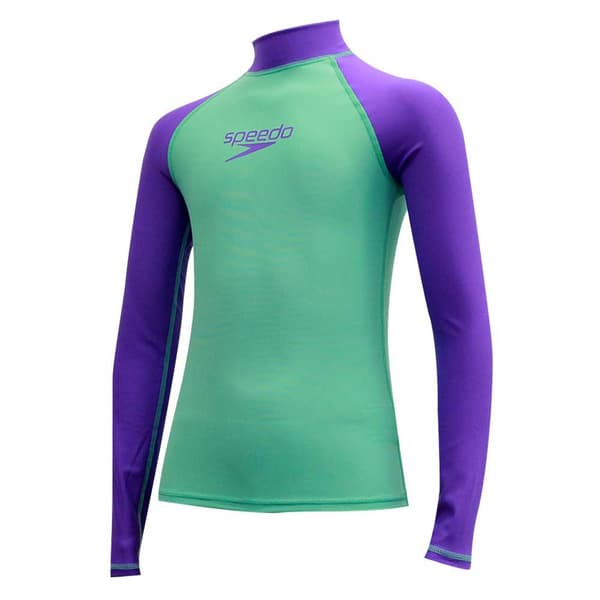 Speedo Rashguard Långärmad Delight Grönt 8 Years