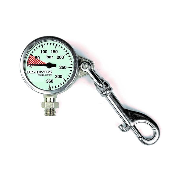 Best Divers Pressure Gauge Head Mineral Glass Hopeinen