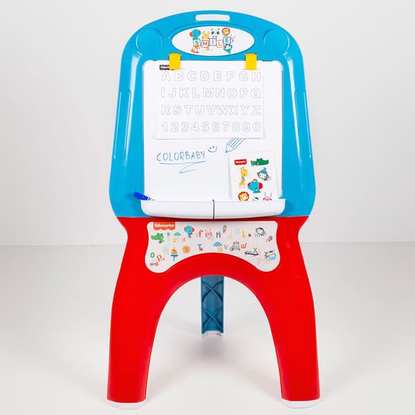 Fisher Price Børnebøtte Pizarra Med Markør Og Farveark Stickers Transparent