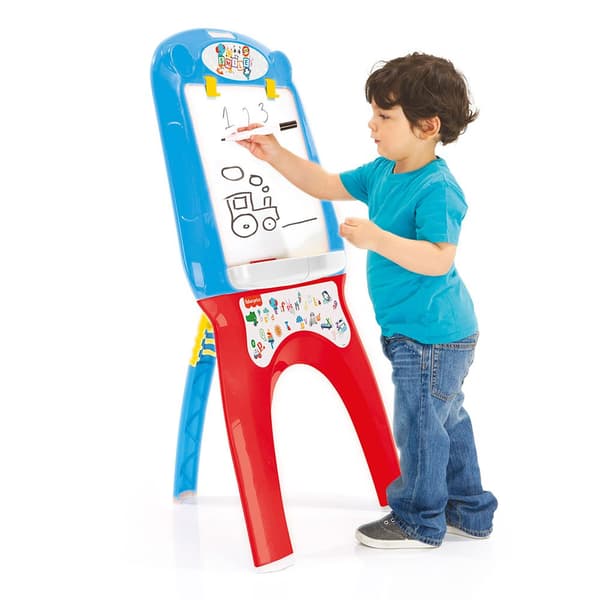 Fisher Price Børnebøtte Pizarra Med Markør Og Farveark Stickers Transparent