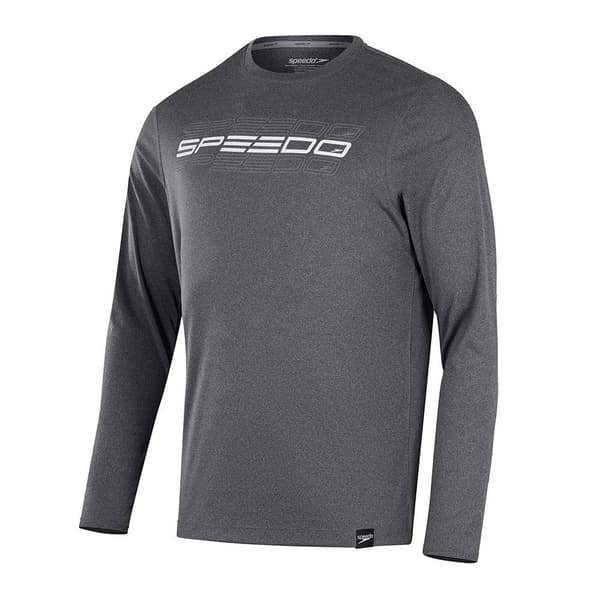Speedo Langærmet Uv T-shirt Printed Grå L