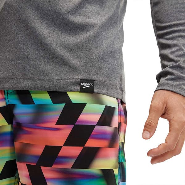 Speedo Uv Långärmad T-shirt Printed Grå XL