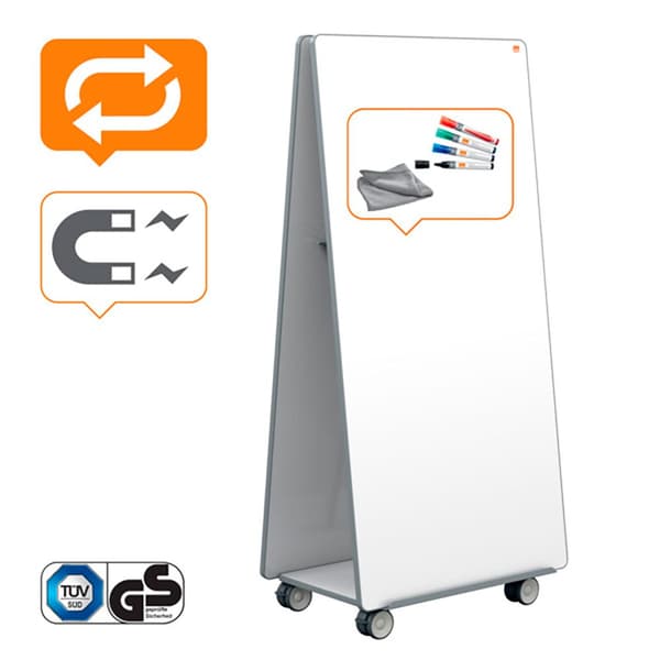 Nobo Magnetisk Mobil Styrelse Move&meet Silver