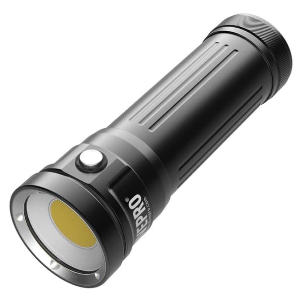 Divepro Under Water Video Sukellusvalo G18 18000 Lumenia 140° Hopeinen 18000 Lumens