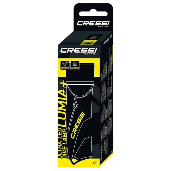Cressi Kevyt Lumia Plus Musta