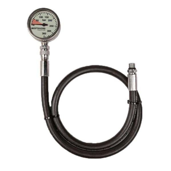 Best Divers Pressure Gauge Hopeinen