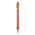Miniatyrbillede 2 af 2: Xdeep Bøje Closed Dsmb Narrow Orange 140 cm