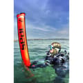 Miniatyrbillede 6 af 6: Seacsub Signalbøje Diver Alert Marker Rød