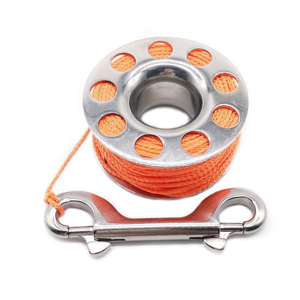 Metalsub Inox Tech 1.5 Mm Reel With Stainless Snap Oranssi 30 m