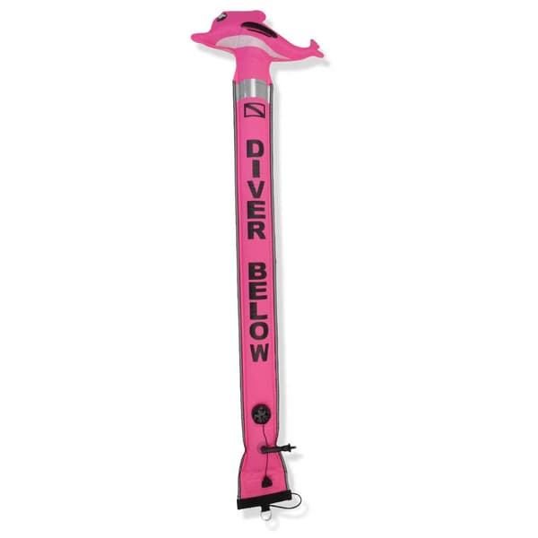 Best Divers Deco Bøje Dolphin Rosa 15 m