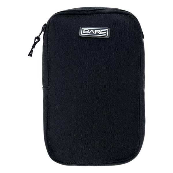 Bare Neoprene Bellows Pocket With Zip Svart