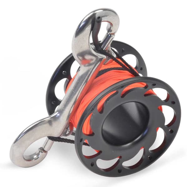 Best Divers Alumiininen Litteä Köysi Mini 25 Mm Tuhota Lankarulla Hopeinen 15 m