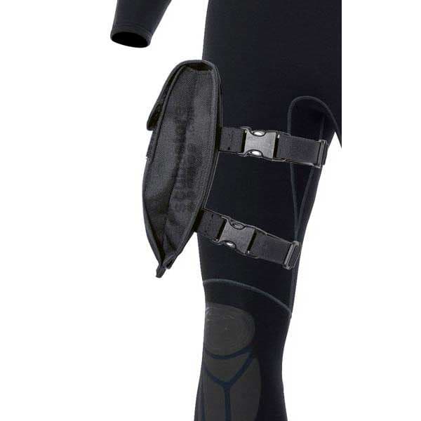 Best Divers Leg Pocket Musta