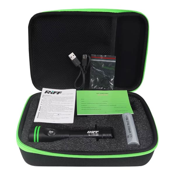 Riff Lommelygte Tl Maxi Video 3000 Dual Søvfarvet 3000 Lumens