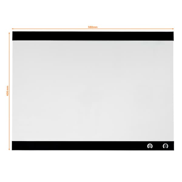 Nobo Magnetisk Tavle Med Klips 43x58 Cm