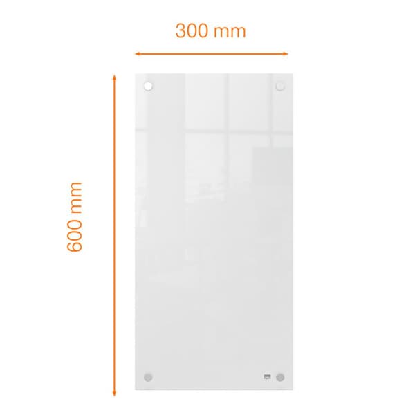 Nobo Whiteboard Panel Af Glas 30x60 Cm