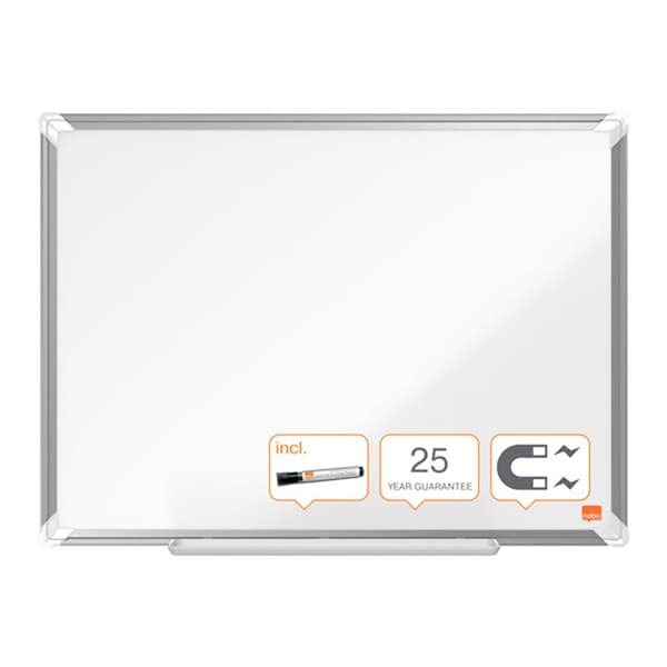 Nobo Förglasat Stål Premium Plus 600x450 Mm Styrelse