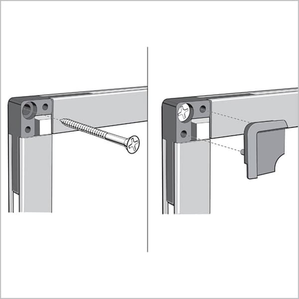 Nobo Lakeret Stål Essence 900x600 Mm Bestyrelse