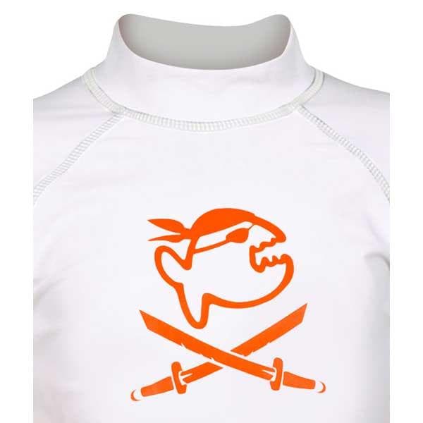 Iq-uv Kortærmet T-shirt Til Børn Uv 300 Jolly Fish Hvid 10 Years