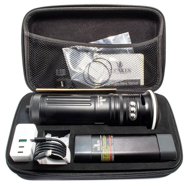 Kraken Fakkel Solar Flare Mini 18000 Søvfarvet 15000 Lumens