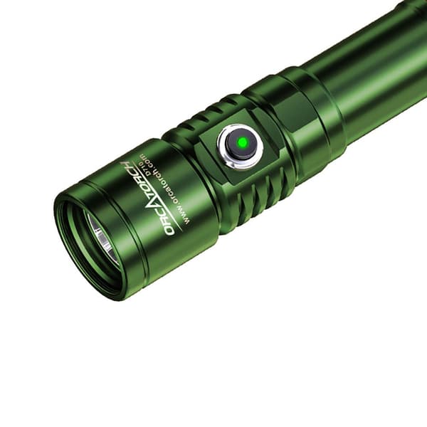 Orcatorch Fackla Orcad710 Grönt 3000/1700/800/400 Lumens