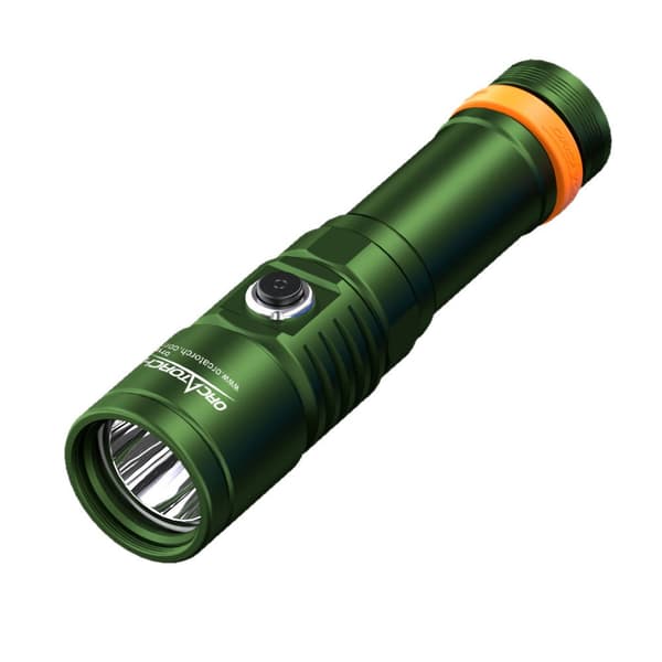 Orcatorch Fakkel Orcad710 Grøn 3000/1700/800/400 Lumens