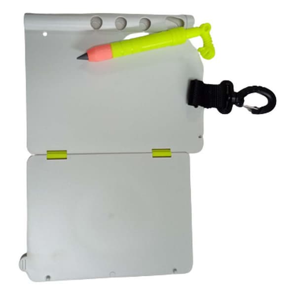 Aquatys Undervandsskifer Double Folding Page Hvid 12.5x18.5 cm
