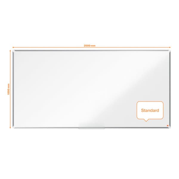 Nobo Forglasset Stål Premium Plus 2000x1000 Mm Bestyrelse