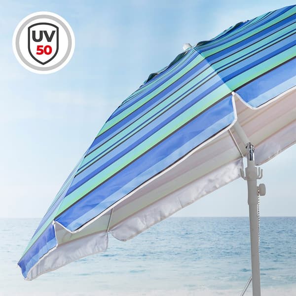 Aktive Parasol Med Justerbar Mast  Ø210cm