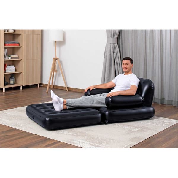 Bestway 75114 Multi-max 4-in-1 191x38x25 Cm Luftstol  4 Posiciones Negro 191x38x
