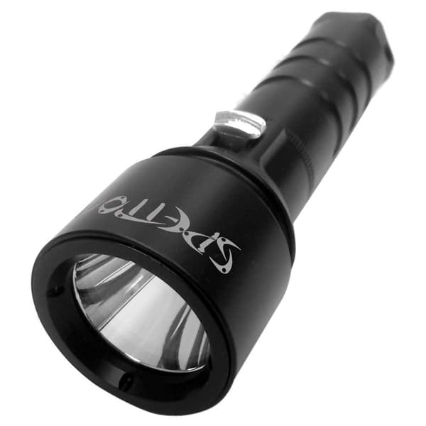 Spetton Q-10 Vx Potenzza Led Cree T6 Dykkerlygte Sort 1000 Lumens