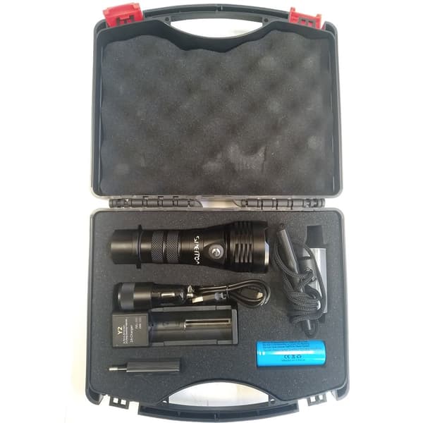 Spetton Q-20 Ray Led 2000 Lumens Sukelluslamppu Hopeinen
