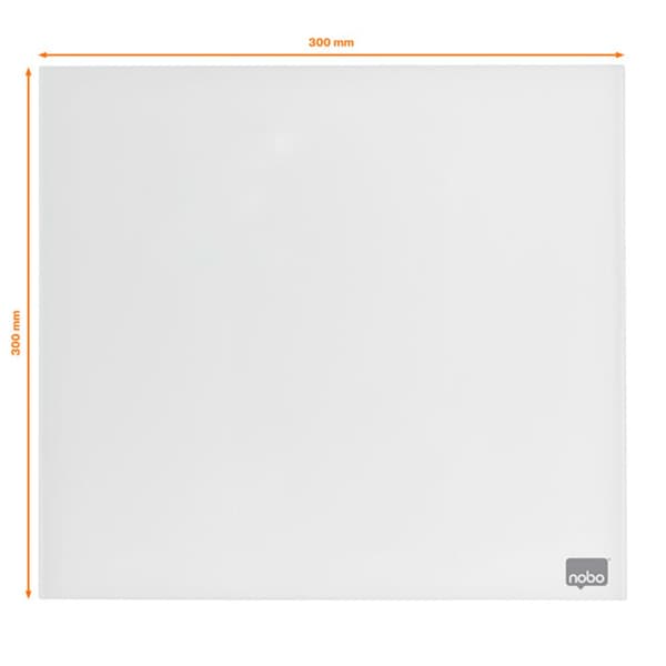 Nobo Magnetisk Whiteboard I Glas 30x30 Cm