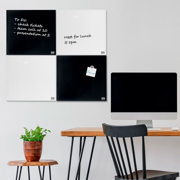 Nobo Magnetisk Whiteboard I Glas 30x30 Cm