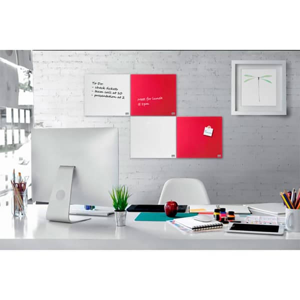 Nobo Magnetisk Whiteboard I Glas 30x30 Cm