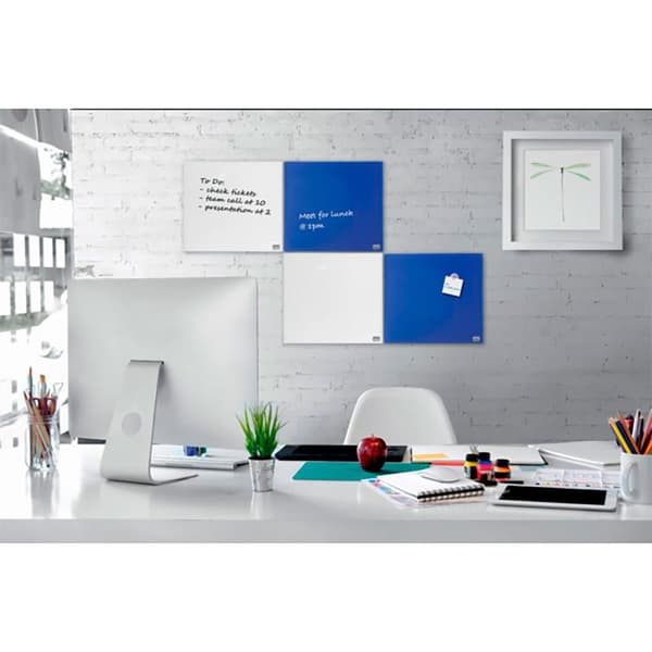 Nobo Magnetisk Whiteboard I Glas 30x30 Cm