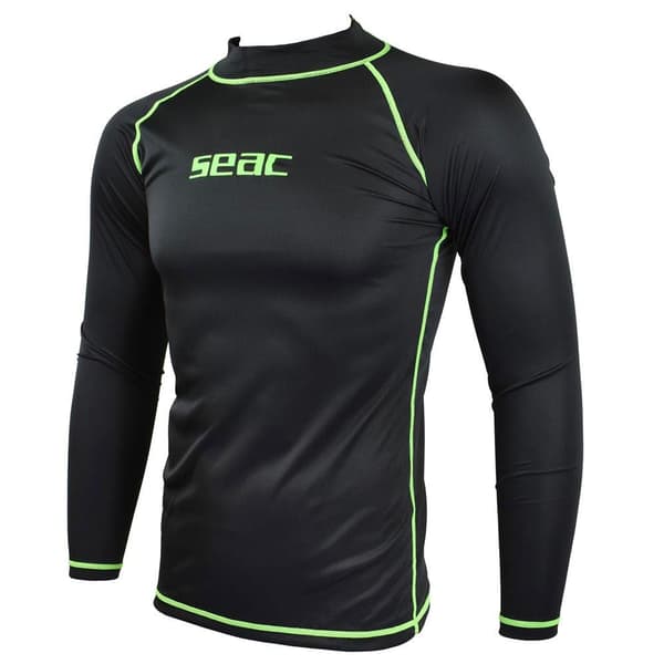 Seacsub T-sun Uv-beskyttende Langærmet T-shirt Sort L