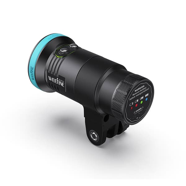 Weefine Dual Solar Flare 4500 Video Sukelluslamppu Sininen 4500 Lumens