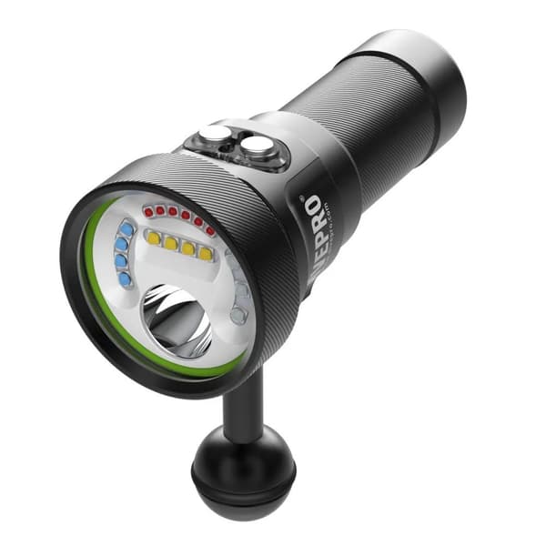 Divepro M35 V2 Video Dykkerlygte Søvfarvet 3500 Lumens