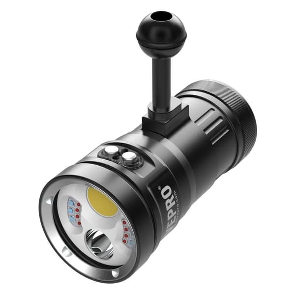 Divepro M80 Focus Plus Dykkerlygte Søvfarvet 8000 Lumens