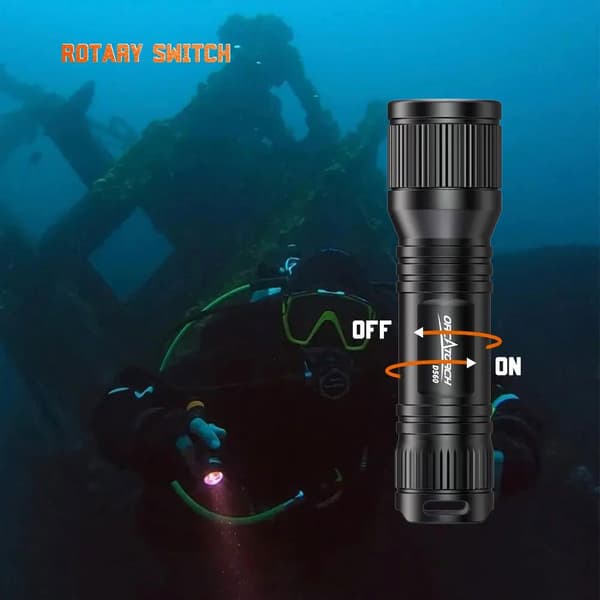 Orcatorch D560 Led Sukelluslamppu Hopeinen 630 Lumens