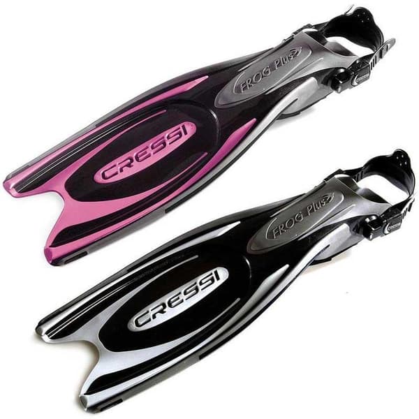 Cressi Dykkerfinner Frog Plus Hvid,Sort EU 39-41