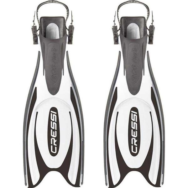 Cressi Dykkerfinner Frog Plus Hvid,Sort EU 39-41