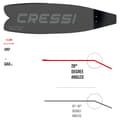 Miniatyrbild 2 av 3: Cressi Spearfishing Fenor Gara Modular Impulse Vit EU 38-39